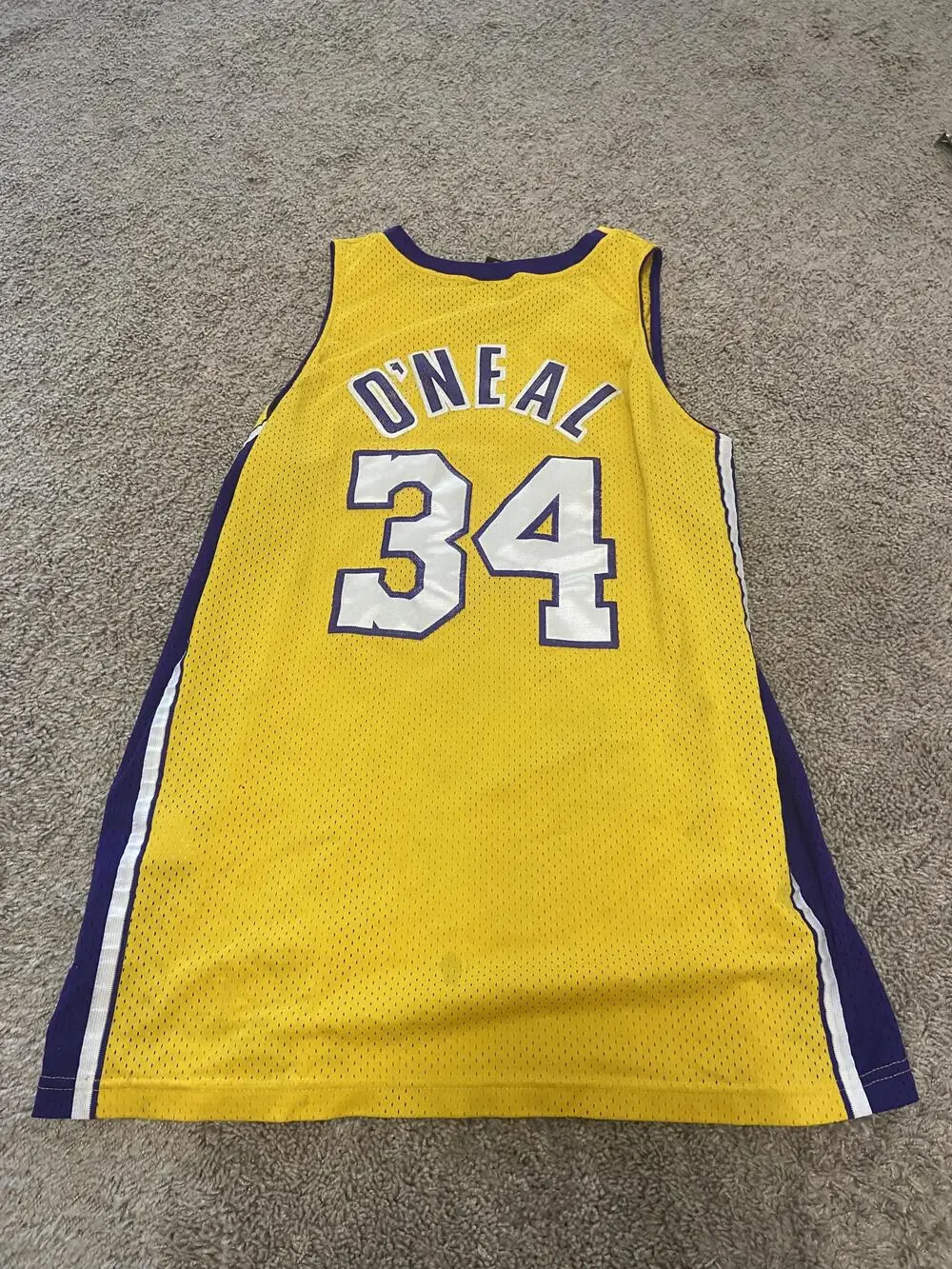 Vintage Los Angeles Lakers Jersey Mens XL NBA Basketball Shaquille O'Neal Nike